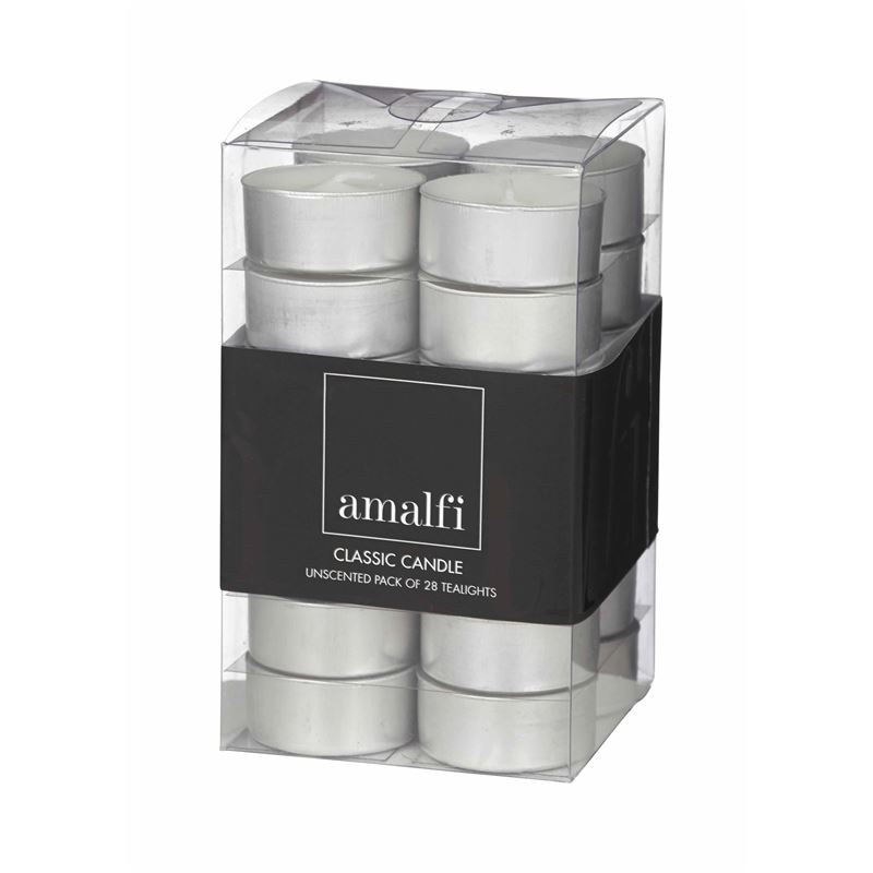 CLASSIC UNSCENTED - TEA LIGHT CANDLES - 28 PACK