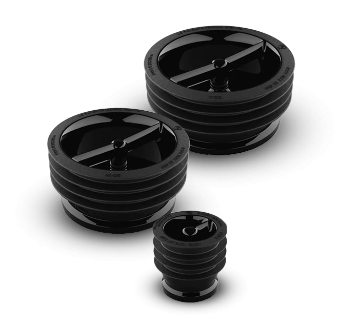GREEN DRAIN - WATERLESS HYBRID TRAP SEAL - 3-3.5″ (80-90MM)