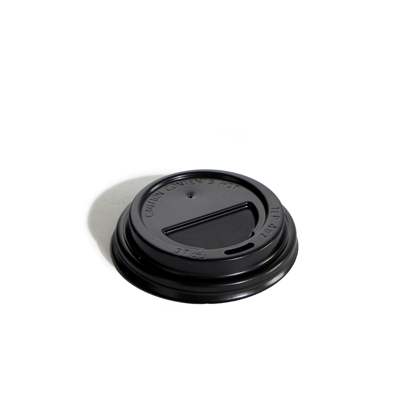 COFFEE CUP LID - PP - BLACK - 4oz