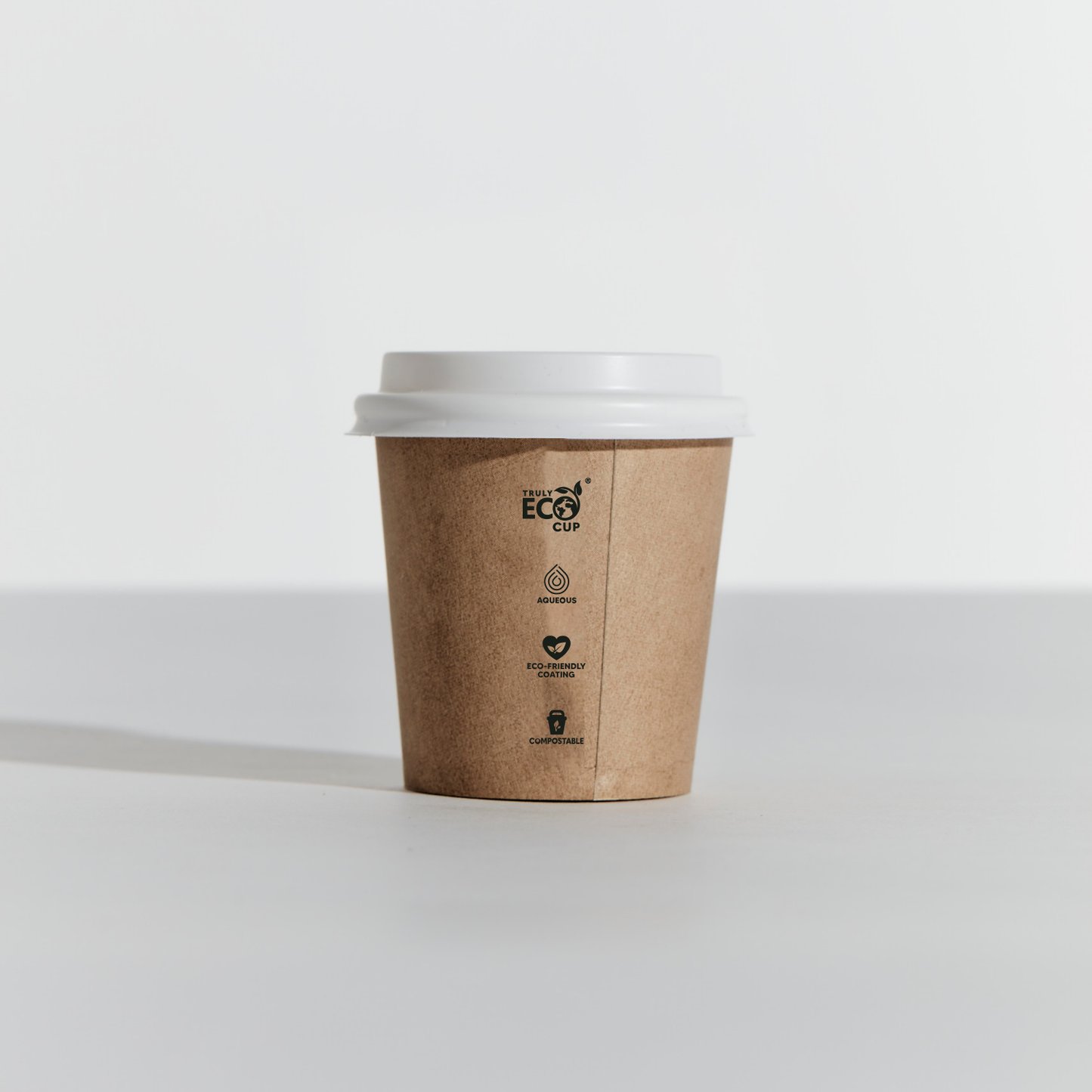 COFFEE CUP LID - PP - WHITE - 4oz