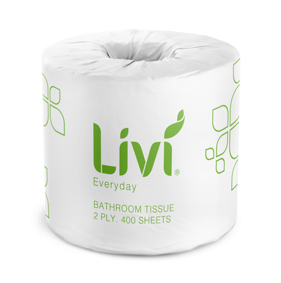 LIVI - TOILET TISSUE - 2 PLY 400 SHEETS - CTN 48