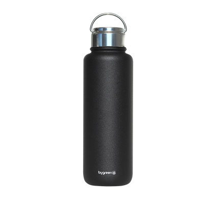 GO GREEN - REUSABLE WATER BOTTLE - 936ML - SLATE