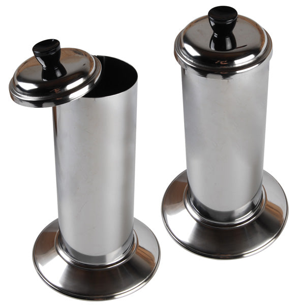 STRAW DISPENSER - JUMBO STRAWS - STAINLESS STEEL