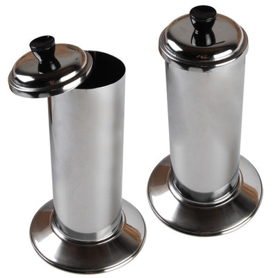 STRAW DISPENSER - LIFT TOP - STAINLESS STEEL