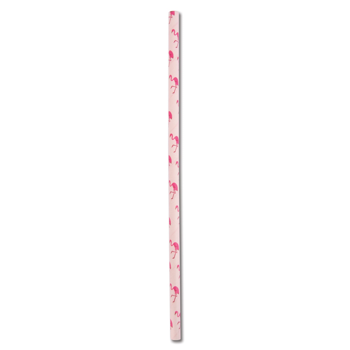 ECO STRAW - REGULAR - PAPER STRAW - 3 PLY - FLAMINGO PRINT