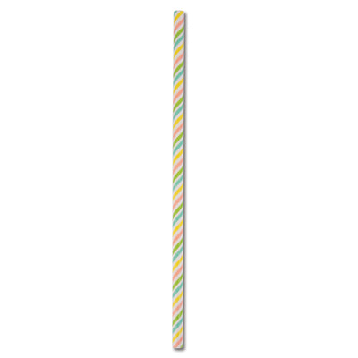 ECO STRAW - REGULAR - PAPER STRAW - 3 PLY - RAINBOW PRINT