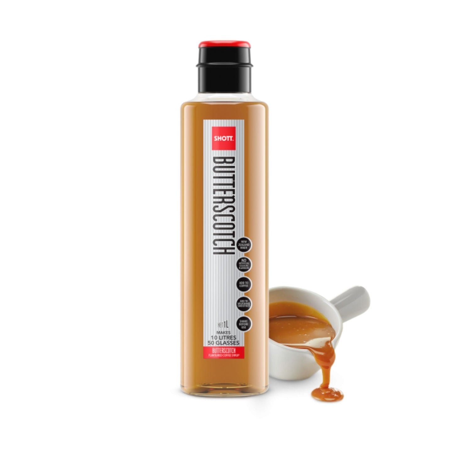 SHOTT - COFFEE SYRUP - BUTTERSCOTCH - 1L