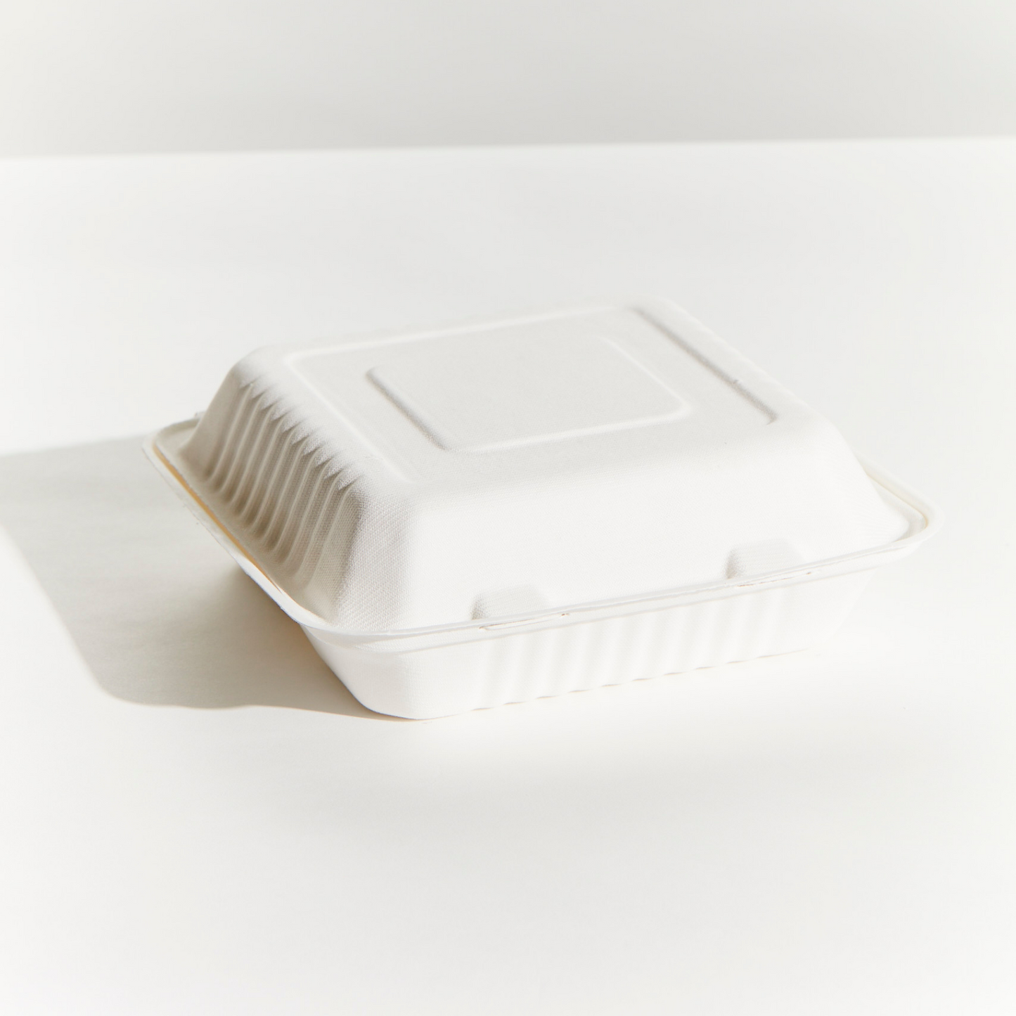 DINNER BOX - 3 COMPARTMENT - SUGAR CANE
