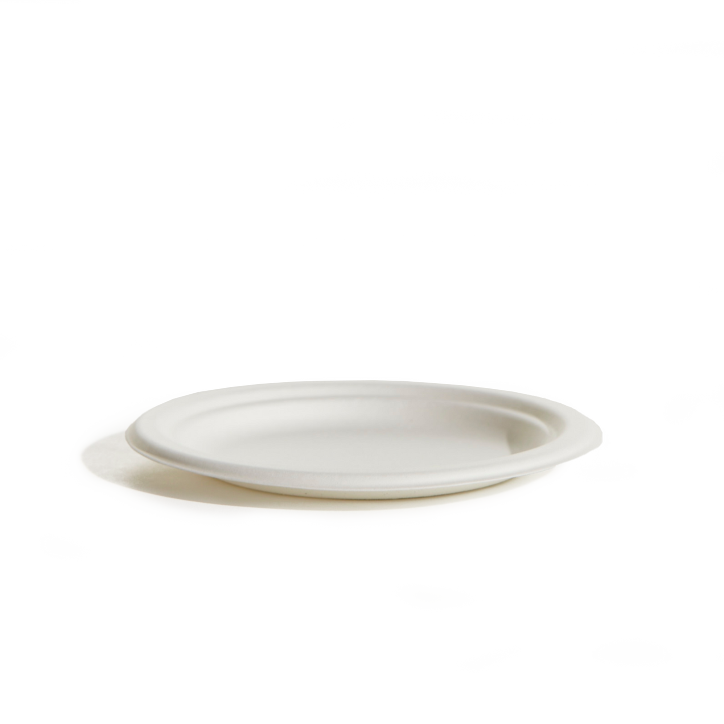 SUGAR CANE - ROUND PLATE - 7 INCH