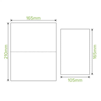 NAPKIN - QUICK DISP - RECYCLED KRAFT - 1PLY