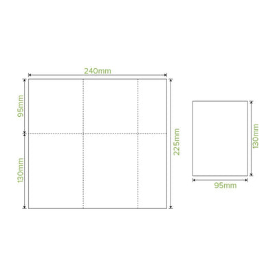 NAPKIN - DISPENSER SIZE D FOLD - RECYCLED KRAFT - 1 PLY