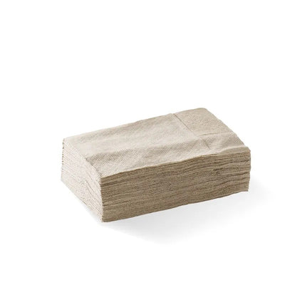 NAPKIN - DISPENSER SIZE D FOLD - RECYCLED KRAFT - 1 PLY