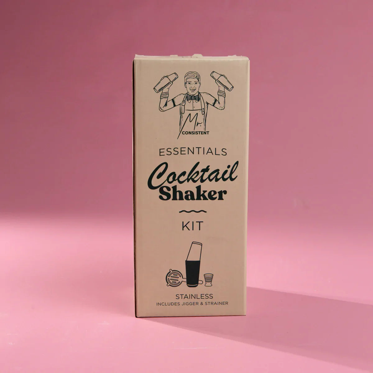 MR CONSISTENT - BAR TENDERS ESSENTIALS KIT - SHAKER & STRAINER