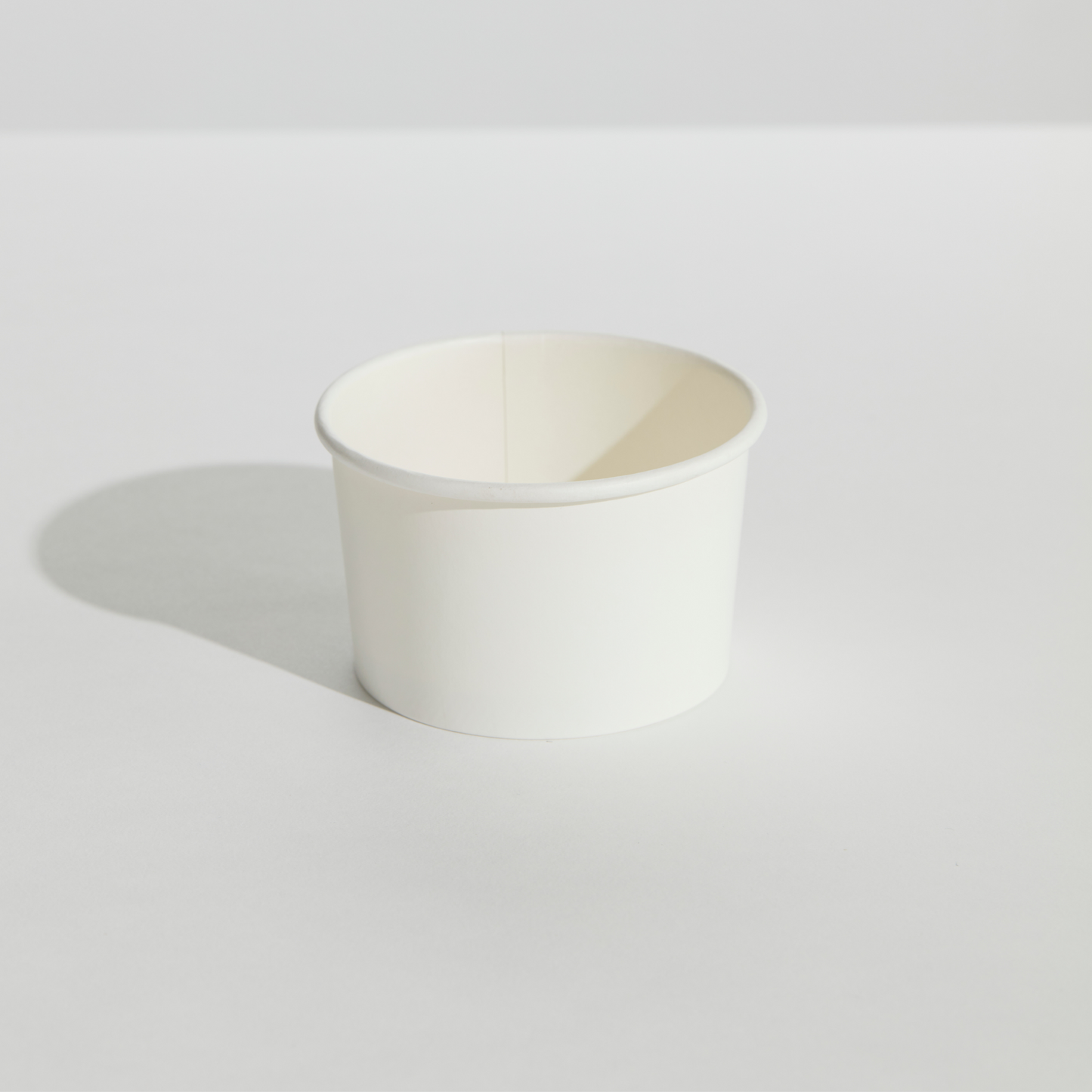 FOOD CONTAINER & LID COMBO - WHITE - 8OZ