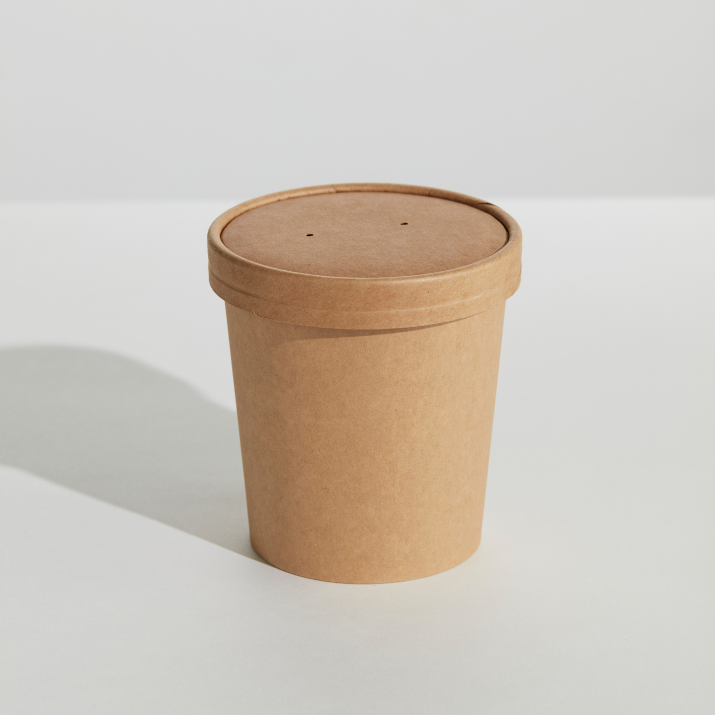 FOOD CONTAINER & LID COMBO - KRAFT - 16OZ
