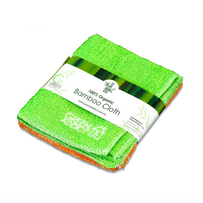 GREEN ADDICT - BAMBOO FIBRE CLOTH PACK - KITCHEN - 2PK