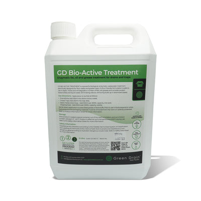 GREEN DRAIN - BIOACTIVE FAT OIL & GREASE TREATMENT - 5 LITRE