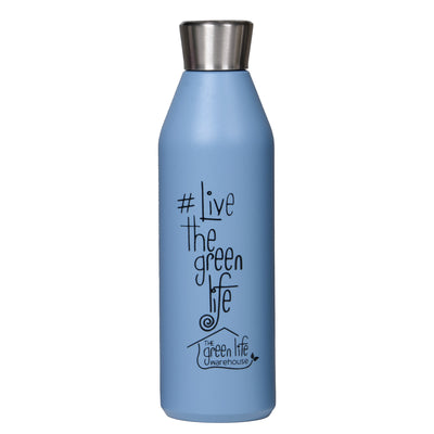 GO GREEN - GREEN LIFE REUSABLE DRINK BOTTLE - 600ML - SURF