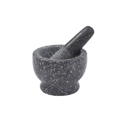 TRADITIONAL GRANITE MORTAR & PESTLE - SMALL