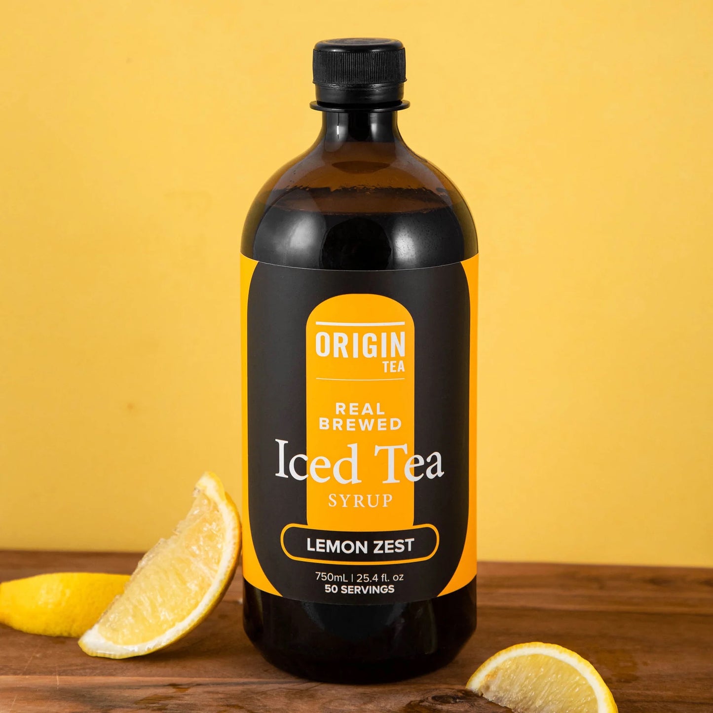 ORIGIN TEA - ICED TEA SYRUP - 750ML - LEMON ZEST