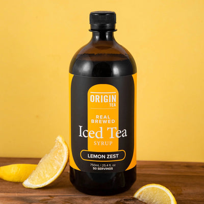 ORIGIN TEA - ICED TEA SYRUP - 750ML - LEMON ZEST