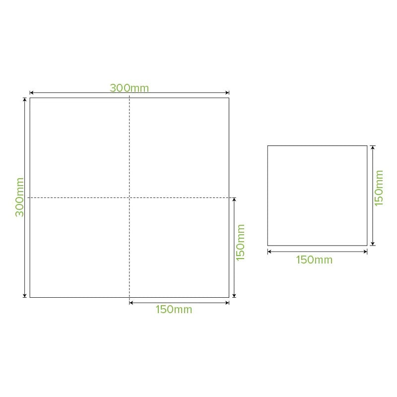 NAPKIN - LUNCH 1/4 FOLD - RECYCLED KRAFT - 1 PLY