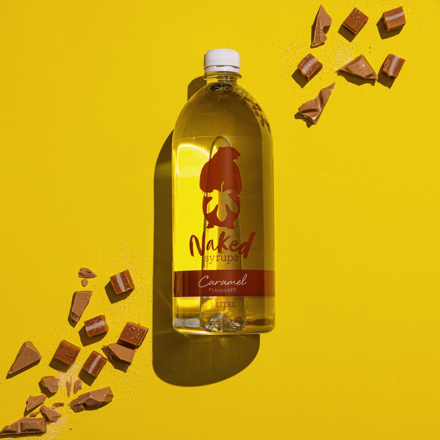 NAKED SYRUPS - CARAMEL SYRUP FLAVOURING 1 LTR