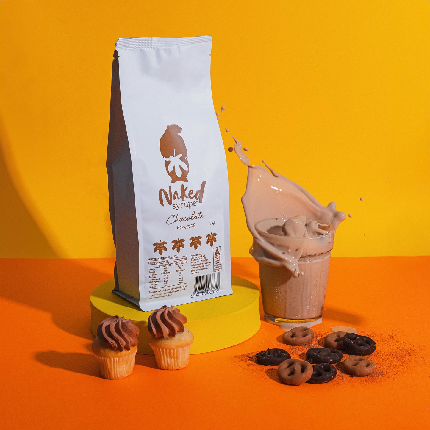 NAKED SYRUPS - DRINKING CHOCOLATE - 1 KG