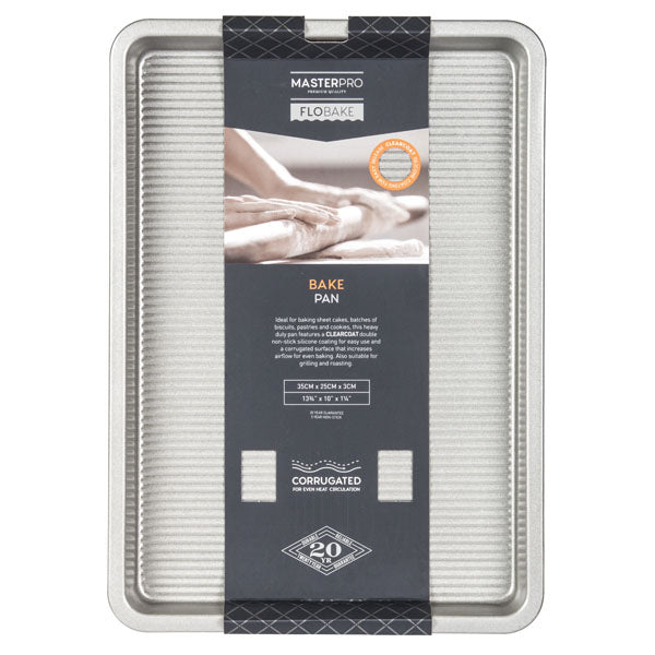 MASTER PRO - FLOBAKE - NON STICK BAKE PAN 35x25x3cm