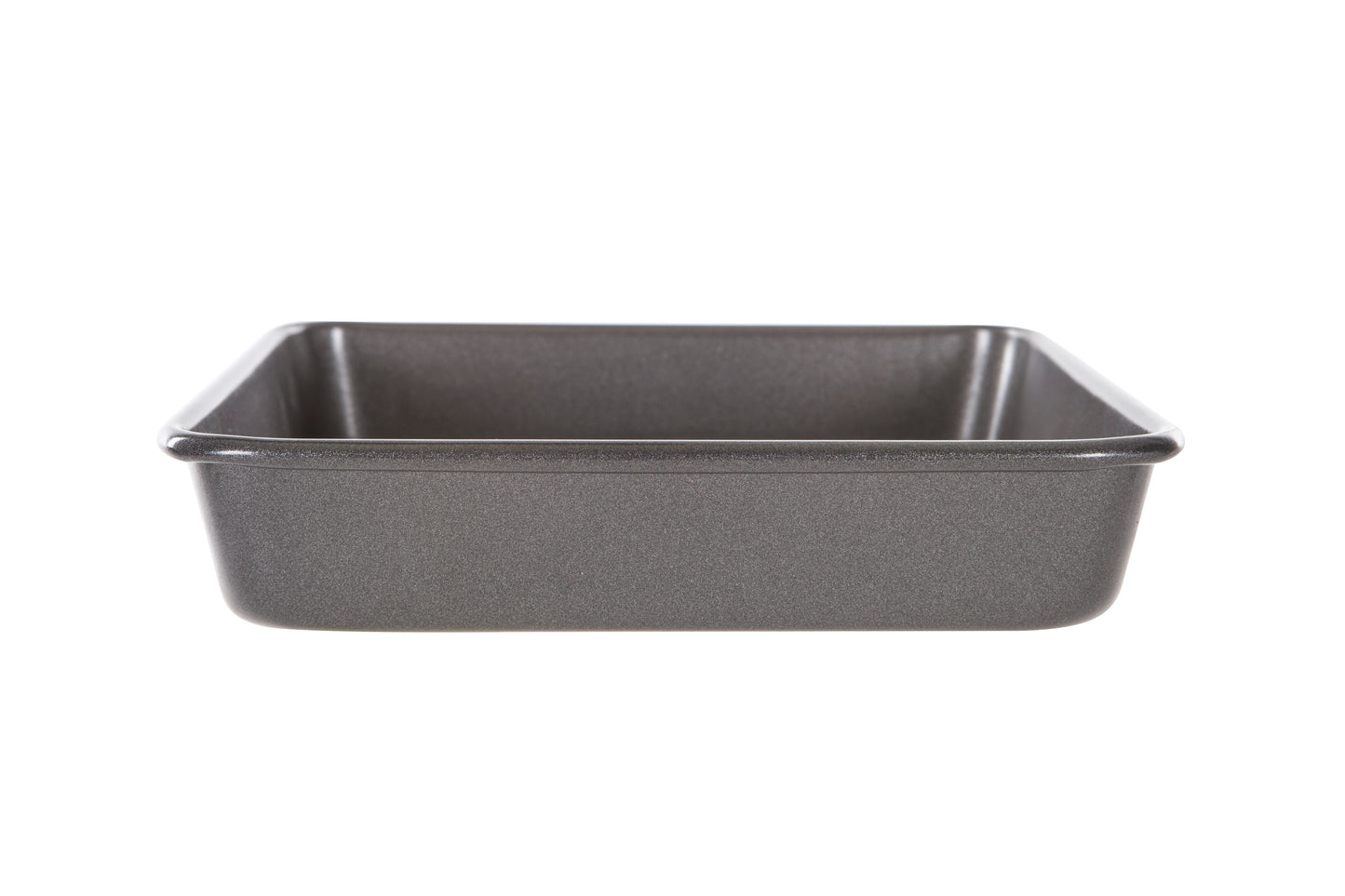 MASTERPRO - NON STICK SQUARE BAKE PAN - BLACK - 23x23x4.5cm