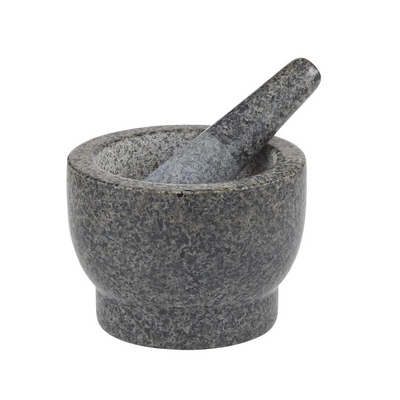 TRADITIONAL GRANITE MORTAR & PESTLE - LARGE
