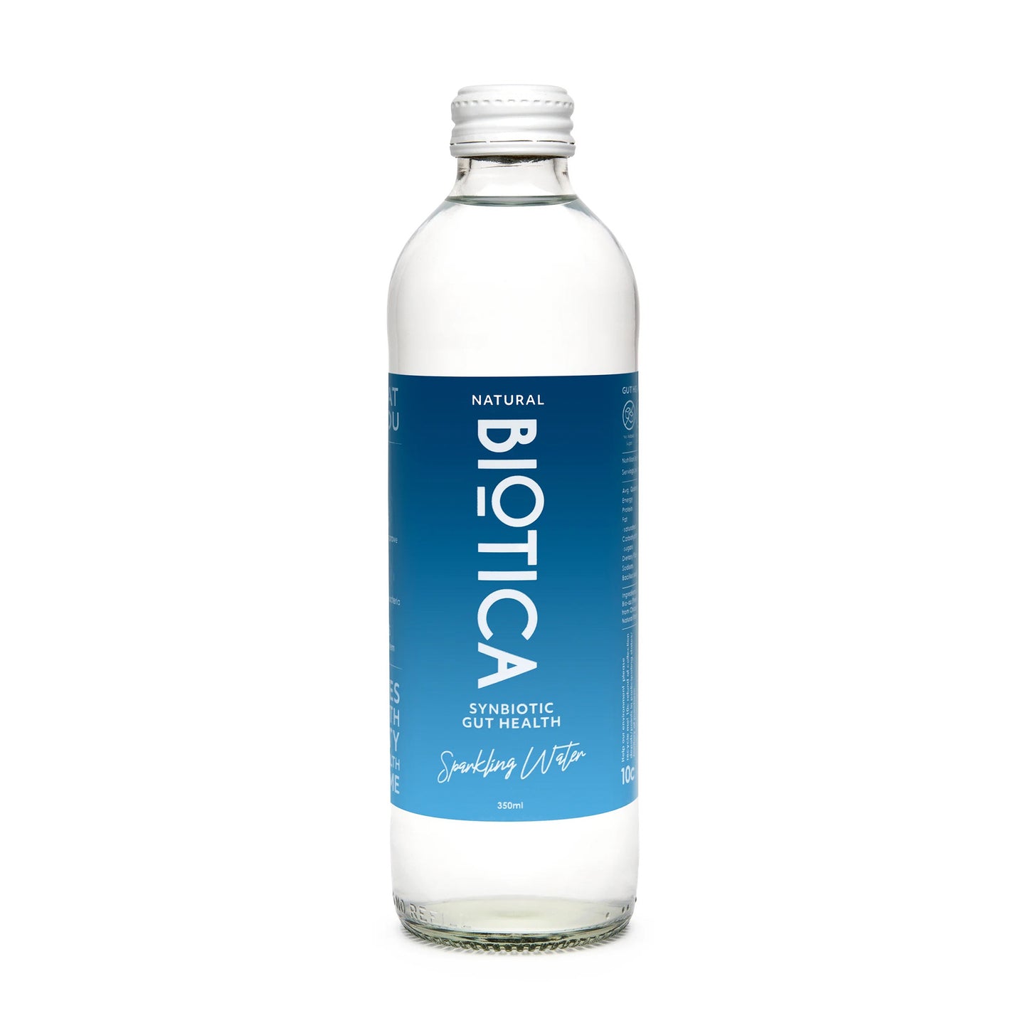 BIOTICA WATER - PROBIOTIC SPARKLING WATER - GLASS BOTTLE 350ML (CTN 12)