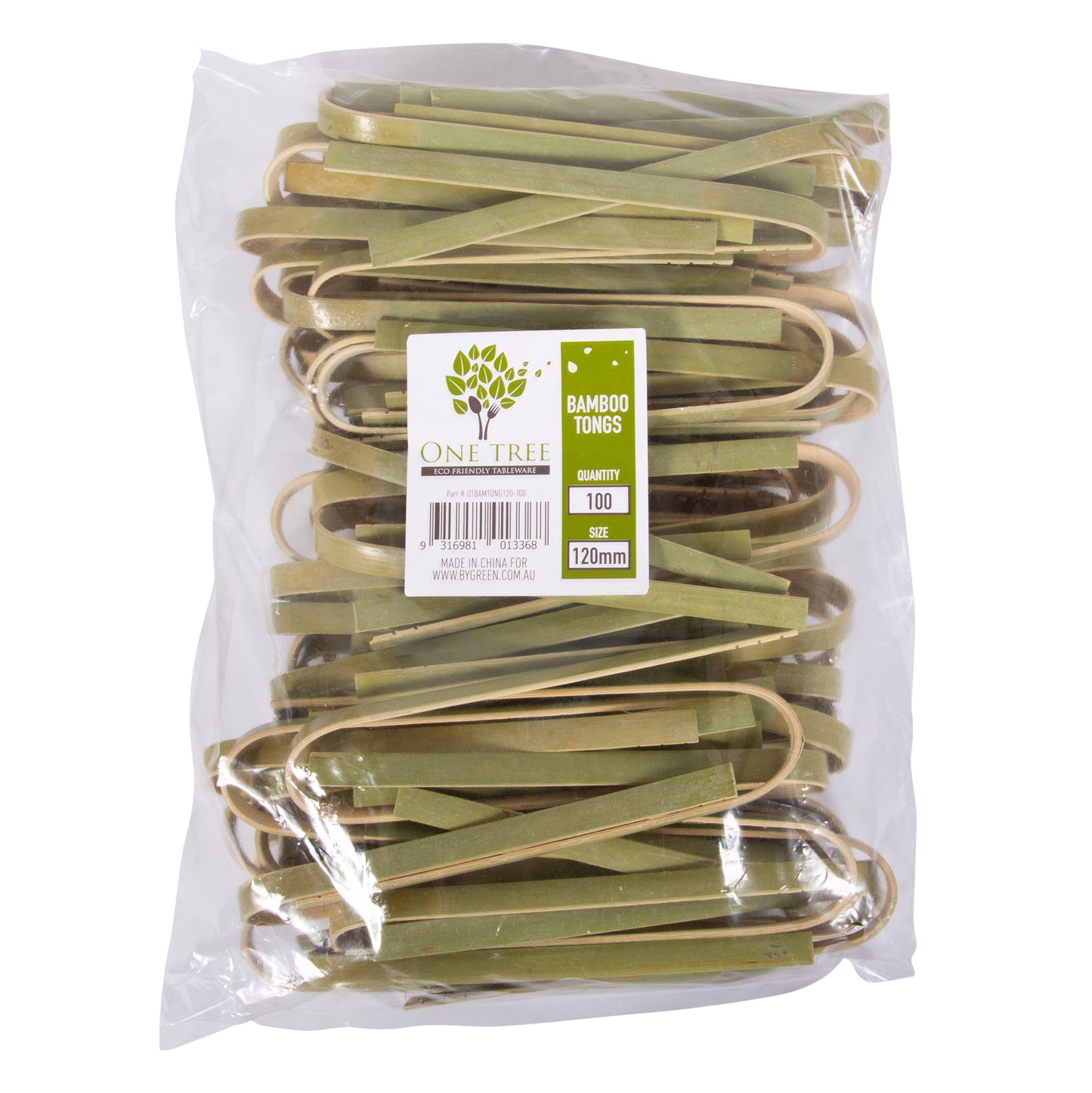 ONE TREE - BAMBOO TONGS - 120MM