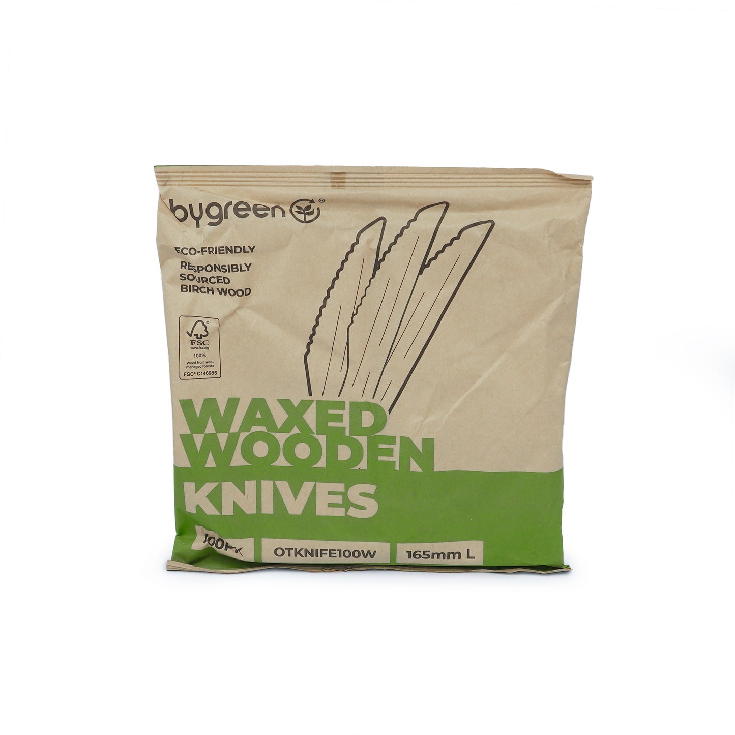 ONE TREE - WAXED WOODEN KNIFE - BULK BOX