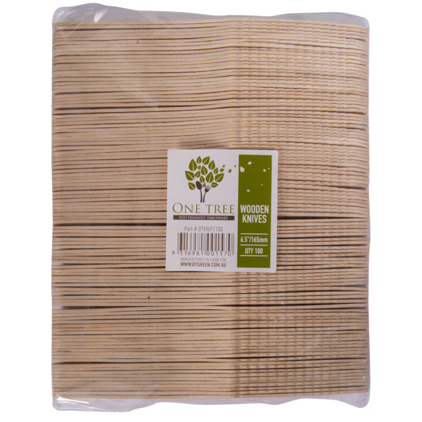 ONE TREE - WOODEN KNIFE - 25 PACK