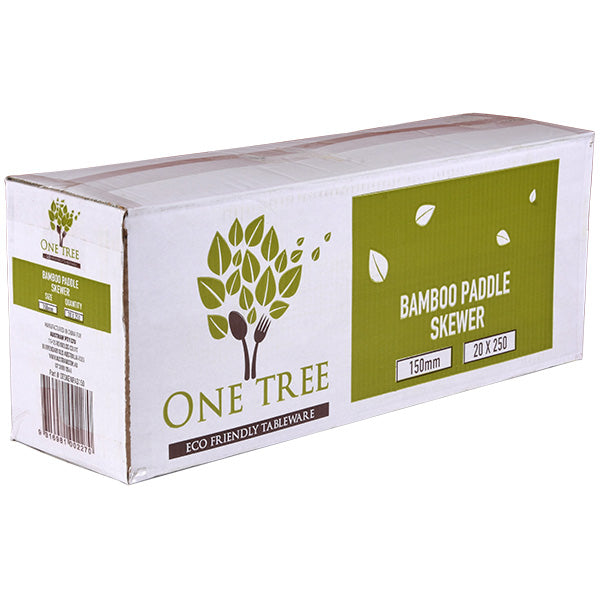 ONE TREE - PADDLE SKEWER - 150MM - BAMBOO
