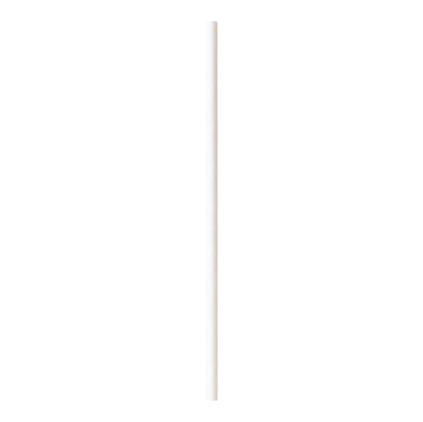 STRONG STRAWS - 5 PLY REGULAR PAPER STRAW - WHITE