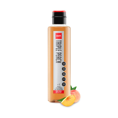 SHOTT - SMOOTHIE / SHAKE / FRAPPE SYRUP - TRIPLE PEACH - 1L