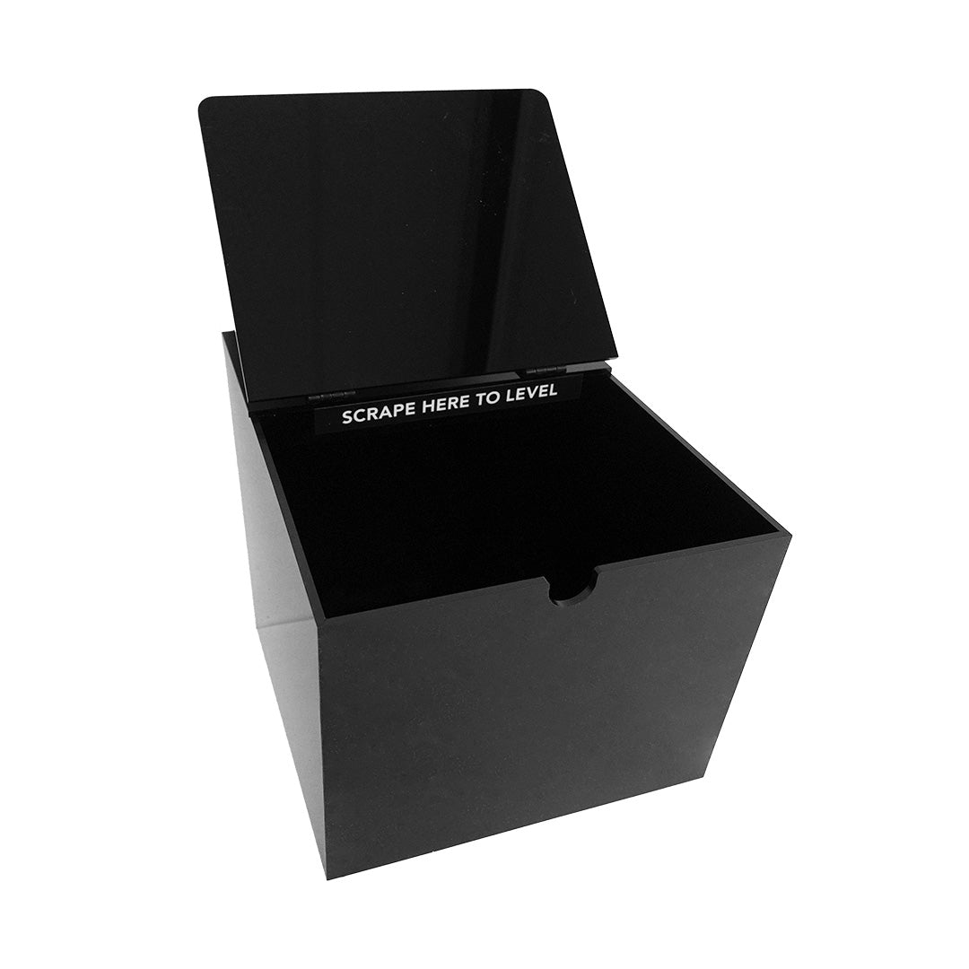 SHOTT - POWDER CONTAINER WITH LEVELLING ARM