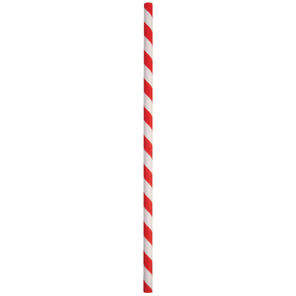 ECO-STRAW - PAPER STRAW - RETAIL PACKS - RED STRIPE