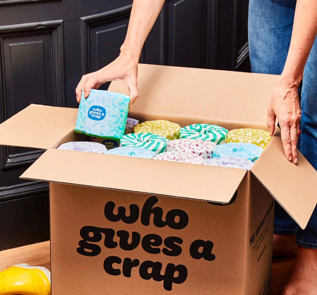 WHO GIVES A CRAP - 100% RECYCLED TOILET PAPER