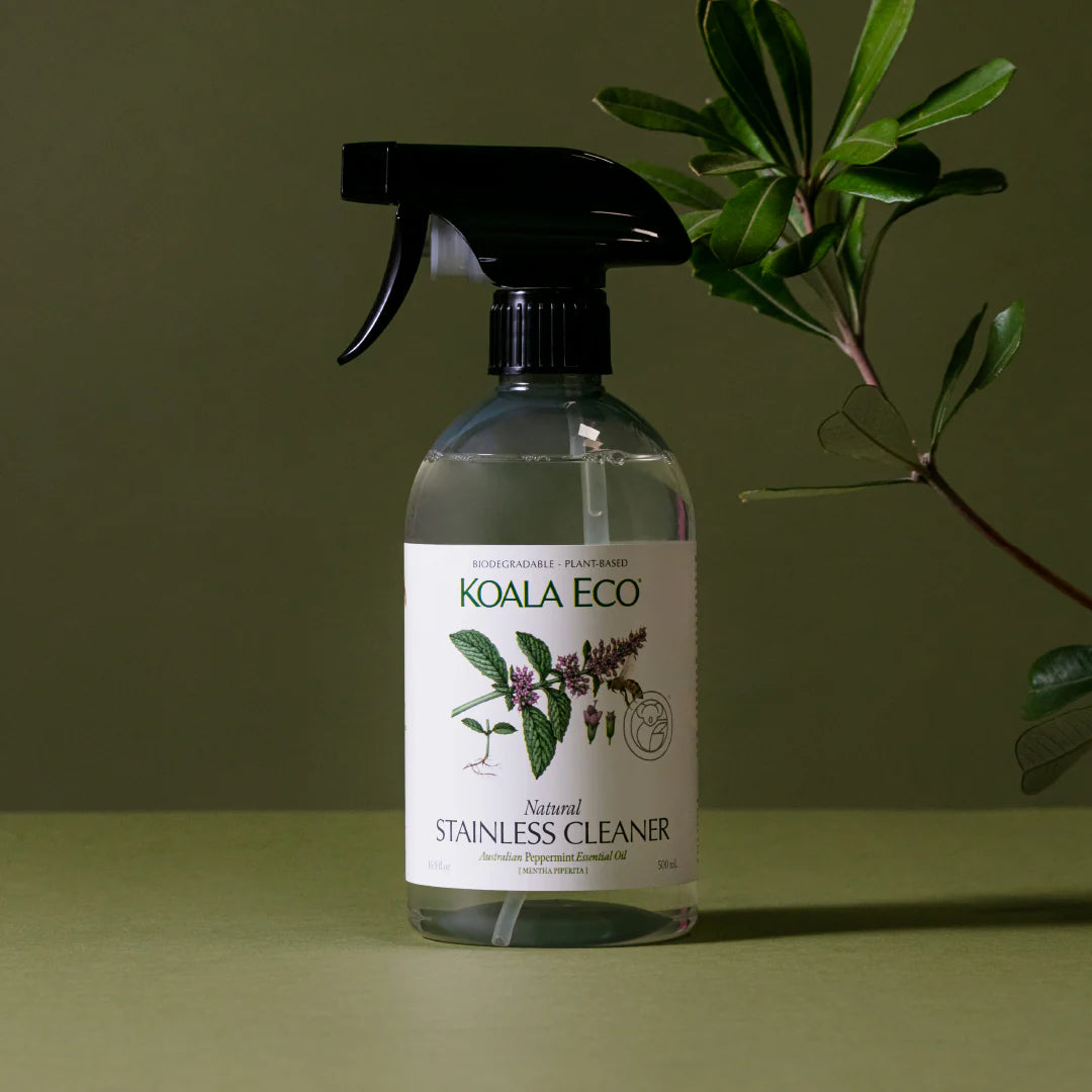 KOALA ECO - NATURAL STAINLESS STEEL & CHROME CLEANER - 500ML