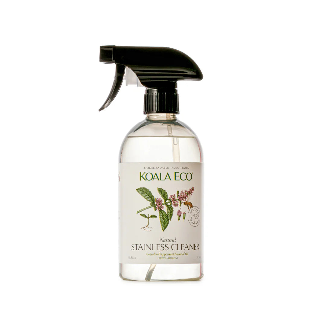 KOALA ECO - NATURAL STAINLESS STEEL & CHROME CLEANER - 500ML
