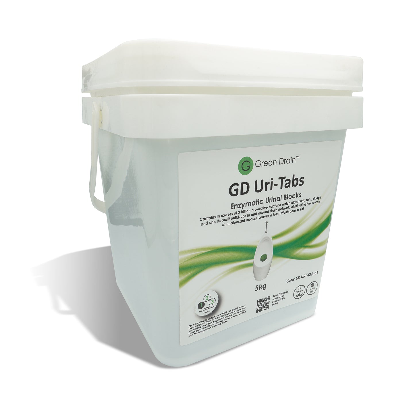GREEN DRAIN - BIOACTIVE URINAL TABS - UNCAGED - PCK 20