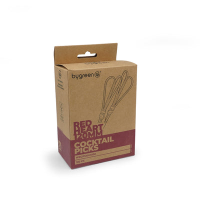 WOBBLY BOOT BARWARE - COCKTAIL PICKS - HEART - 120MM - RED