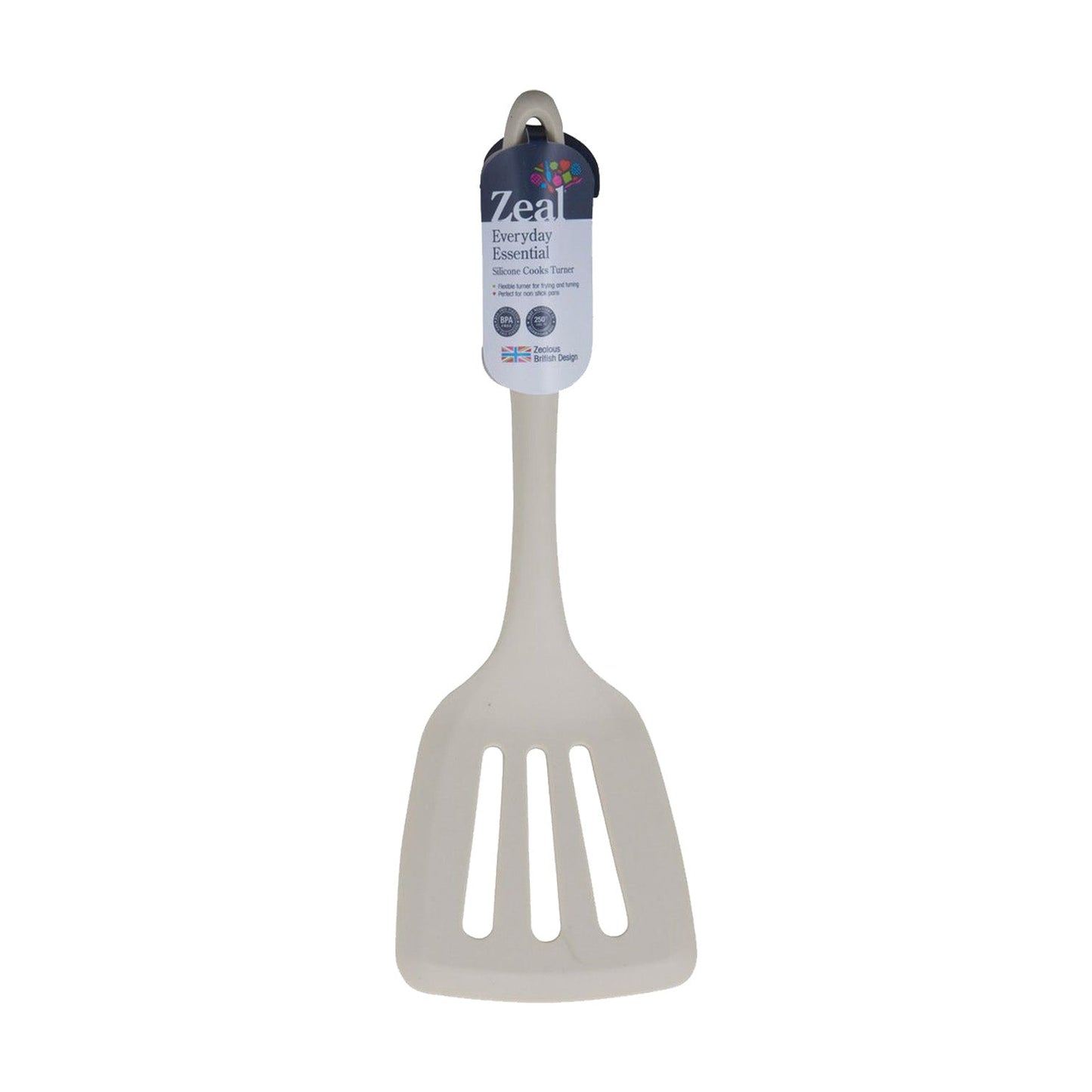 ZEAL - CLASSIC SILICONE SLOTTED TURNER - ASSORTED COLOURS