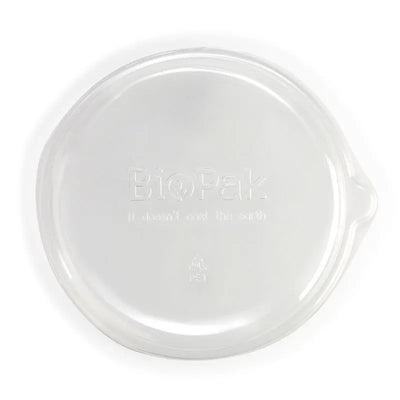 BOWL LID - BIOPAK PET CLEAR - 24-40OZ - CTN 400