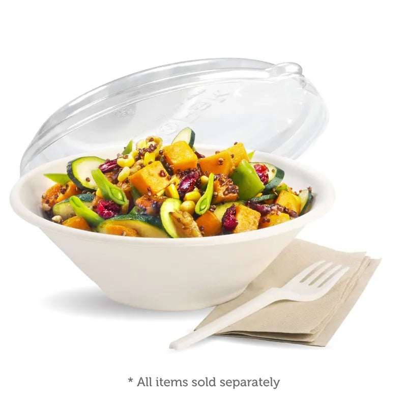 BOWL LID - BIOPAK PET CLEAR - 24-40OZ - CTN 400