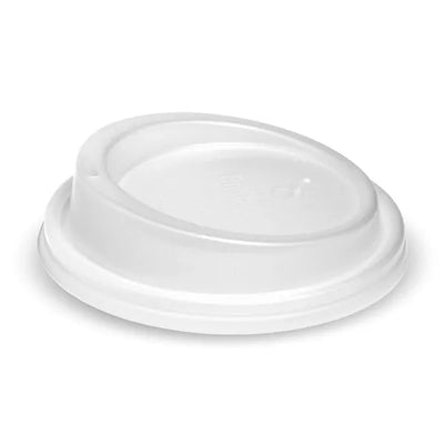 COFFEE CUP LID - PLA - CLEAR - 90MM LARGE - 8/12/16oz