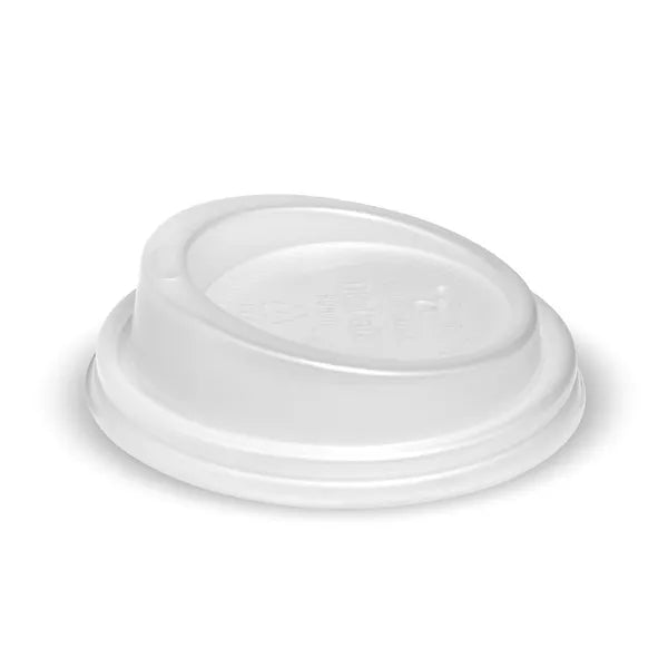 COFFEE CUP LID - PLA - CLEAR - 80MM - 6-10oz